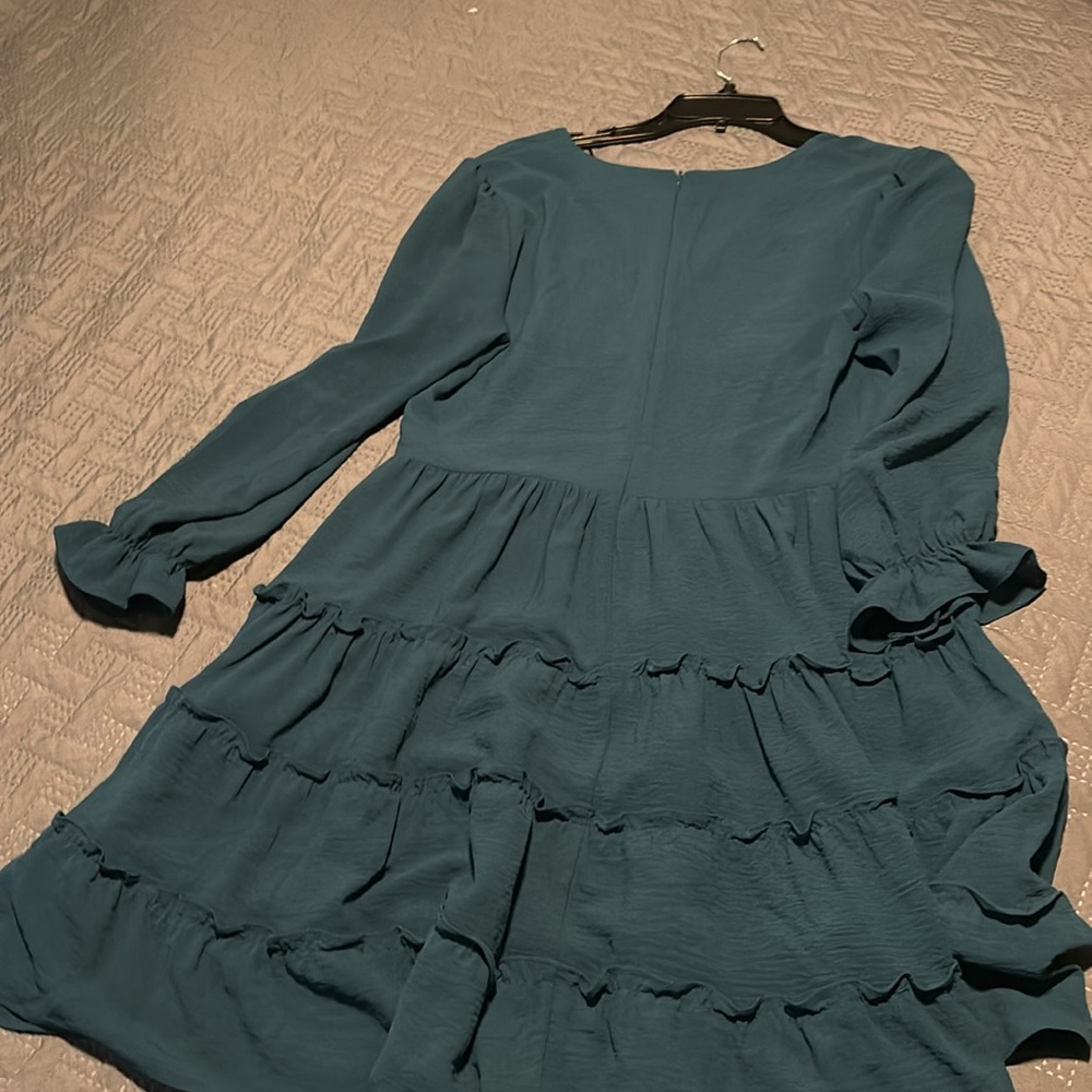 Teal blue dress - Picture 3 of 3
